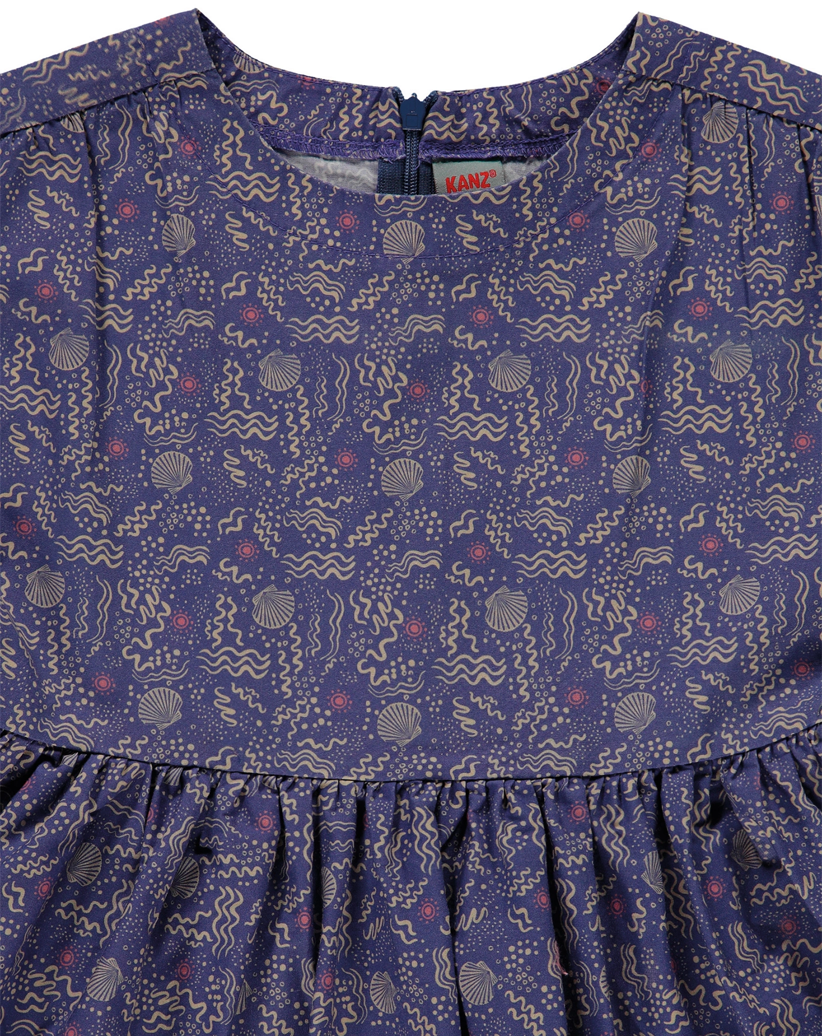 Kurzarm-Kleid COASTAL TRIP in marlin blue