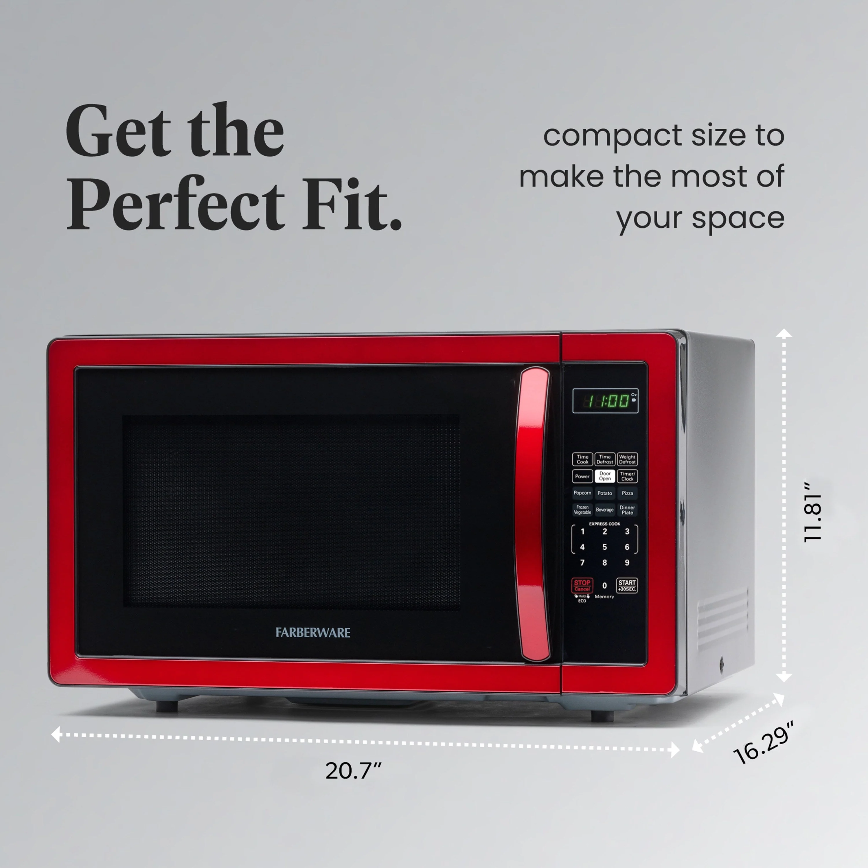 Farberware Classic 1.1 Cu. Ft. 1000-Watt Microwave Oven