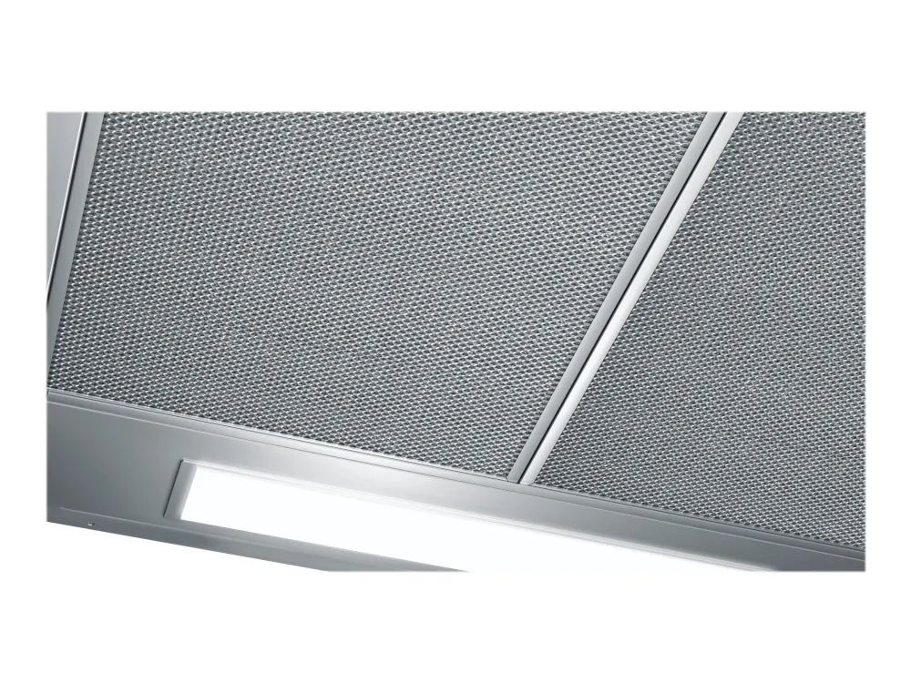 Siemens iQ100 LU63LCC50 - Hætte - standard - bredde: 60 cm - dybde: 48.2 cm - udsugning & recirculation - med intern motor - rustfrit stål