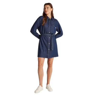 Robe femme Belted Tencel CALVIN KLEIN