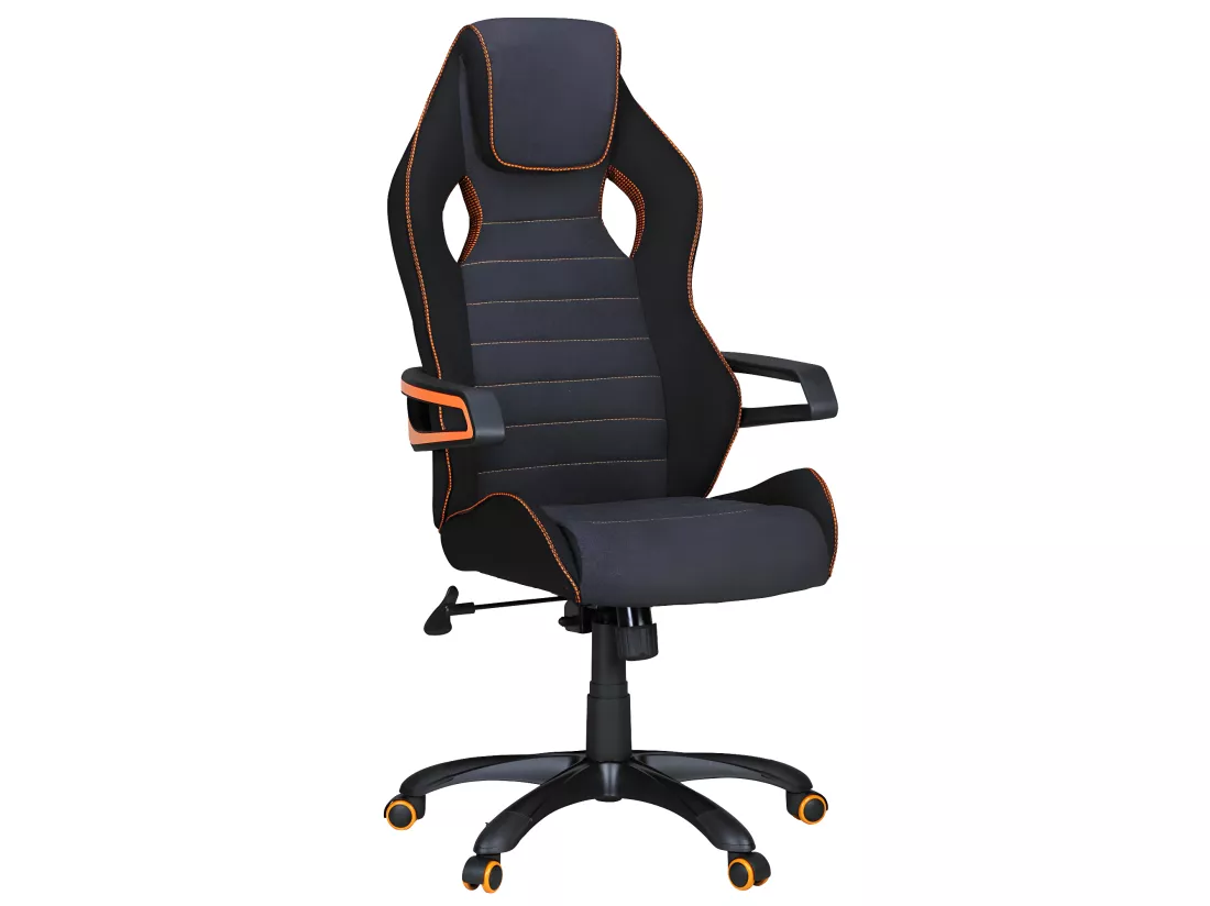 Chaise de Bureau Tissu Fauteuil Ergonomique Siège Pivotante Gaming 120kg