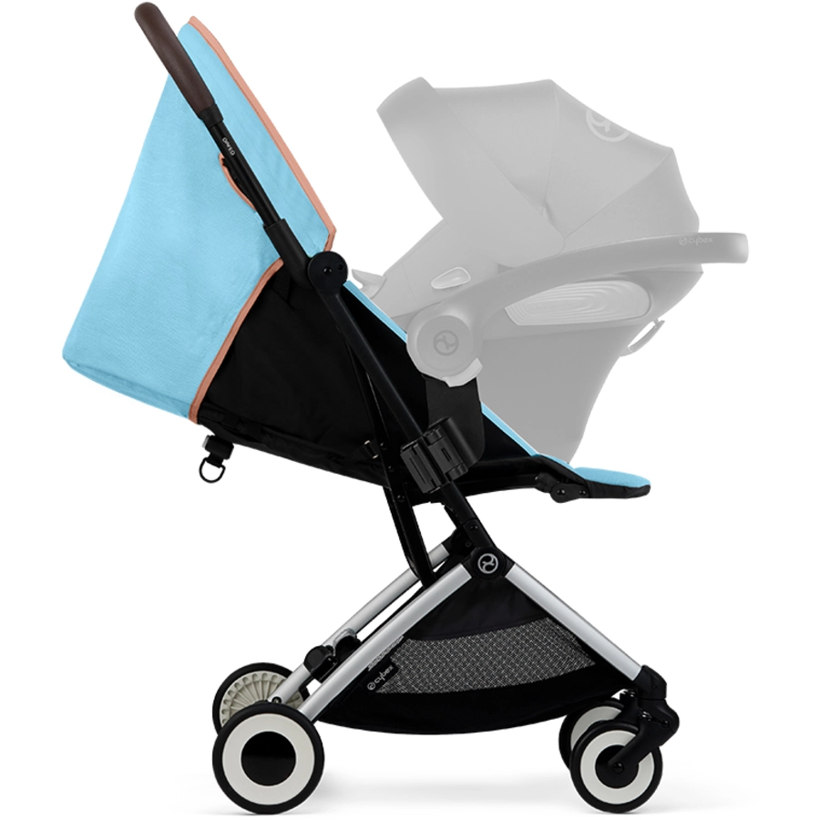 cybex GOLD Kinderwagen Orfeo Silver Beach Blue