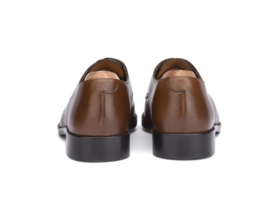 Derbies homme Châtaigne semelle cuir avec patin - PHILIP II PATIN
