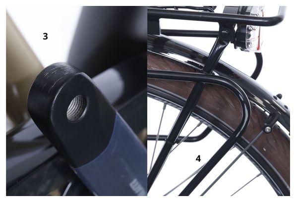 Vélo de Ville Électrique Bicyklet Camille Shimano Acera/Altus 8V 504 Wh 700 mm Beige Ivoire - Produit Reconditionné