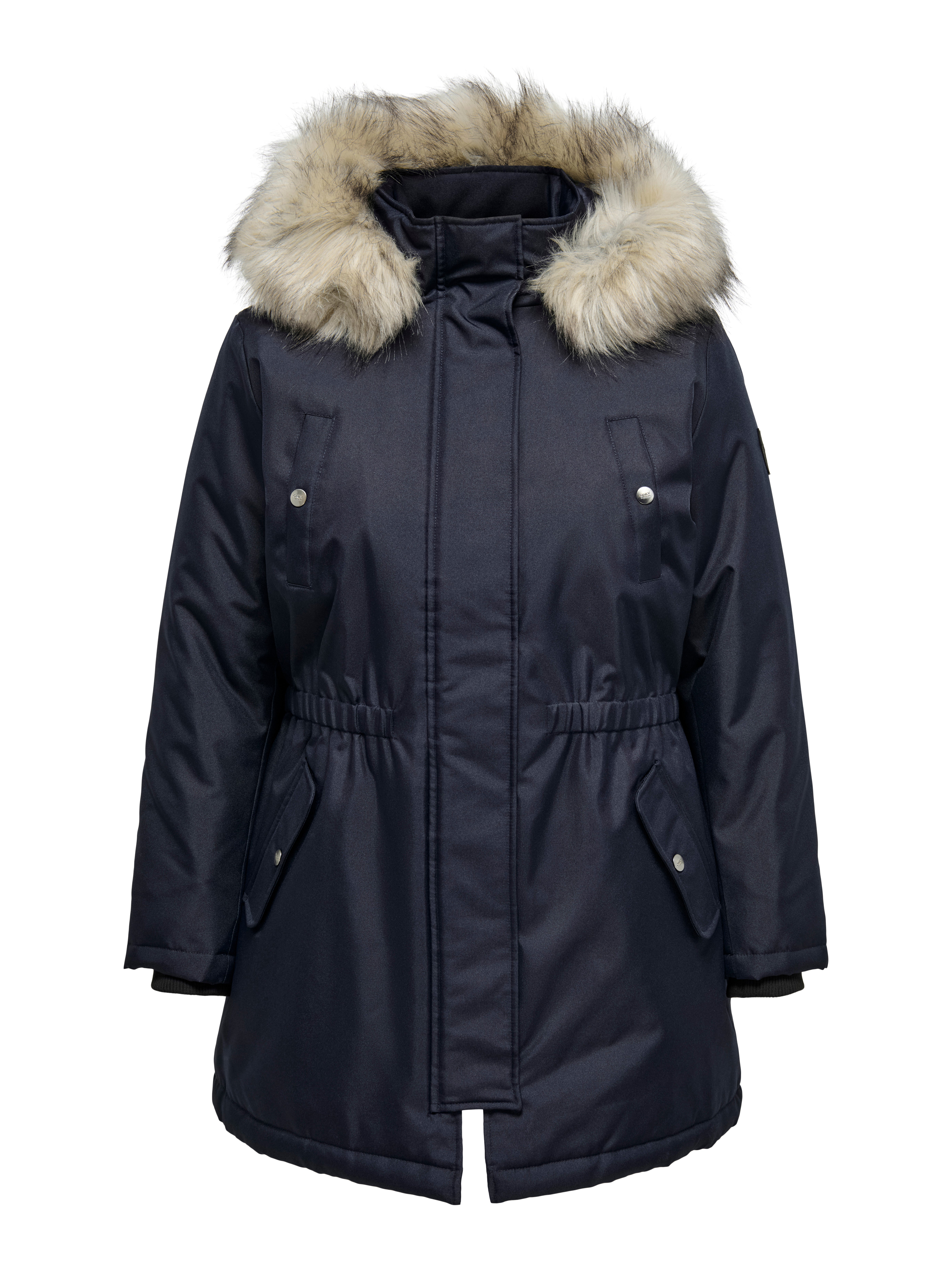 CARIRENA Langer Parka Night Sky