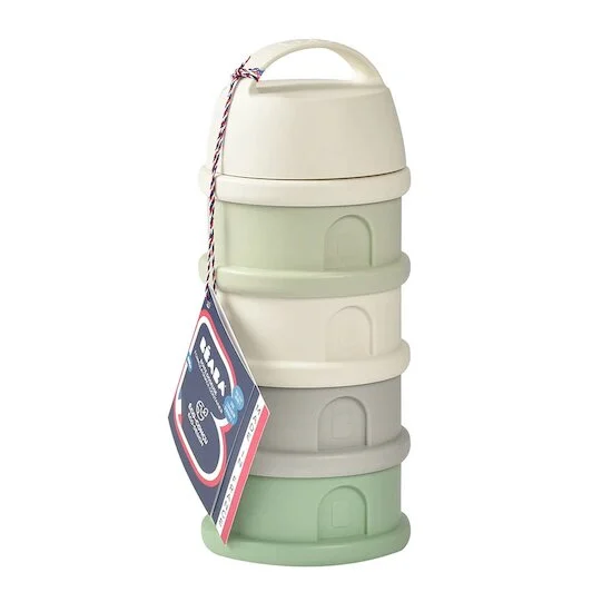 Boîte Doseuse 4 compartiments   Cotton/Sage Green        de               Béaba