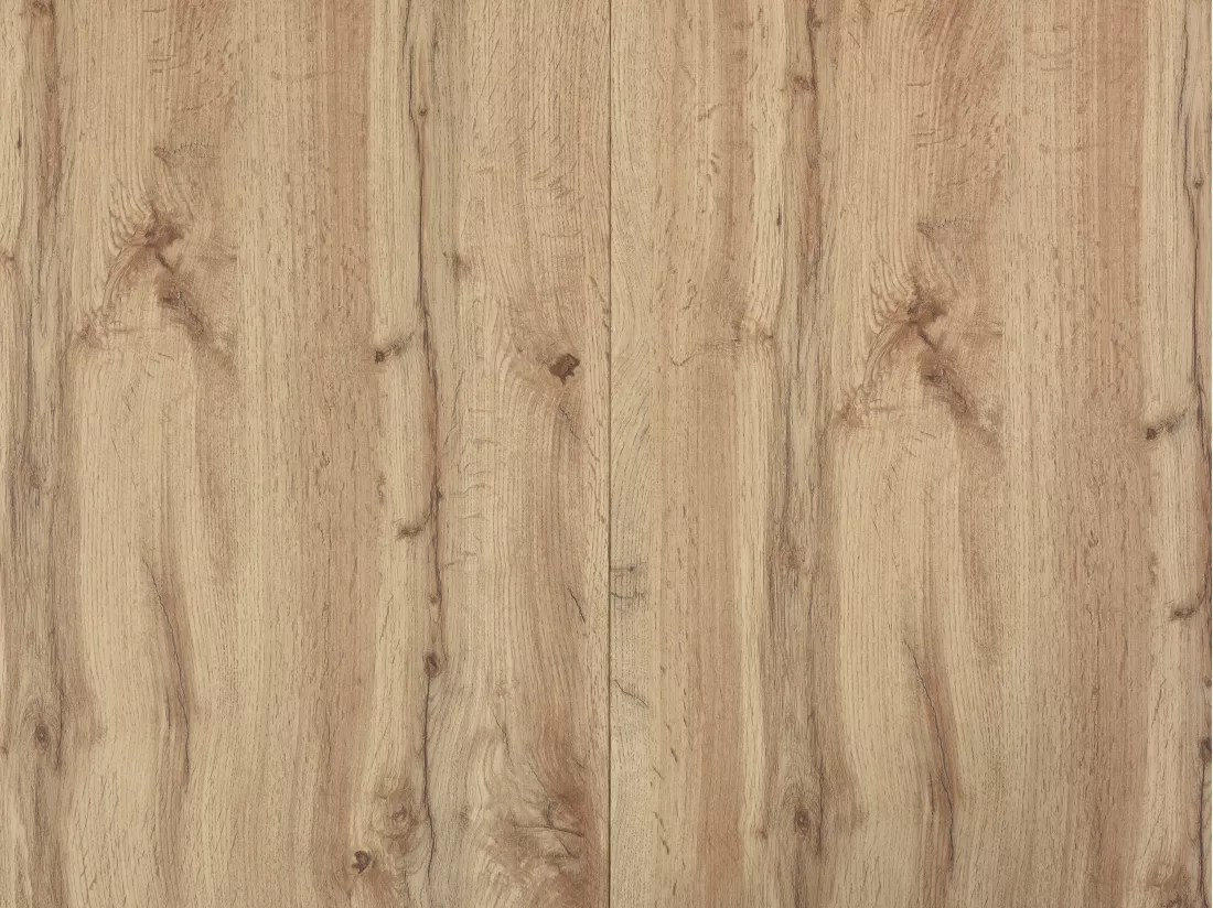 Table à manger extensible 4 à 10 personnes en MDF et métal - Naturel et noir - EMELIA