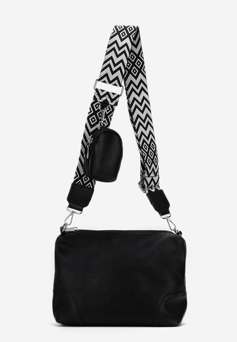 Sac besace femme noire Gisella