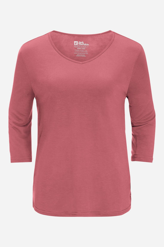 Jack Wolfskin Jack Wolfskin Mola 3/4 Sleeve Tee Shirt Dames