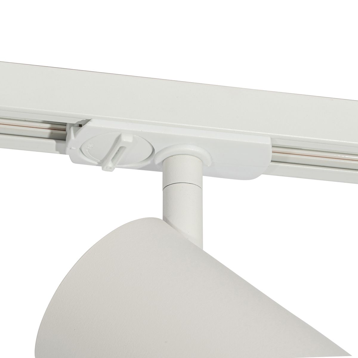 Moderne spot wit voor railsysteem 1-fase 70mm - Iconic Jeana Luxe