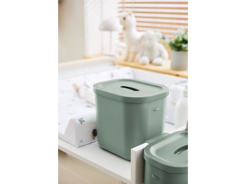 Rotho Babydesign Windeleimer KAYO 6 l Sage Green Eimer mit geruchsneutralisierender Technologie