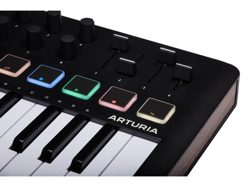 Arturia Keyboard Controller Minilab 3 Schwarz Universeller Controller zum Musizieren