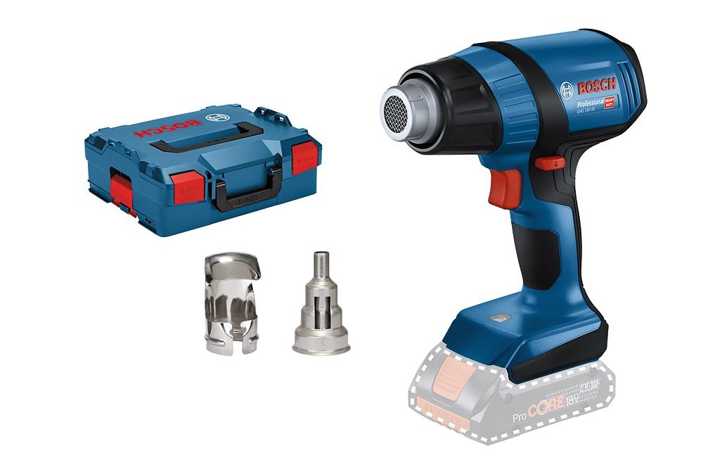 Akku-Heissluftgebläse GHG 18V-50 Solo, L-Boxx<br>Flexible 18 V Heissluftpistole in L-Boxx