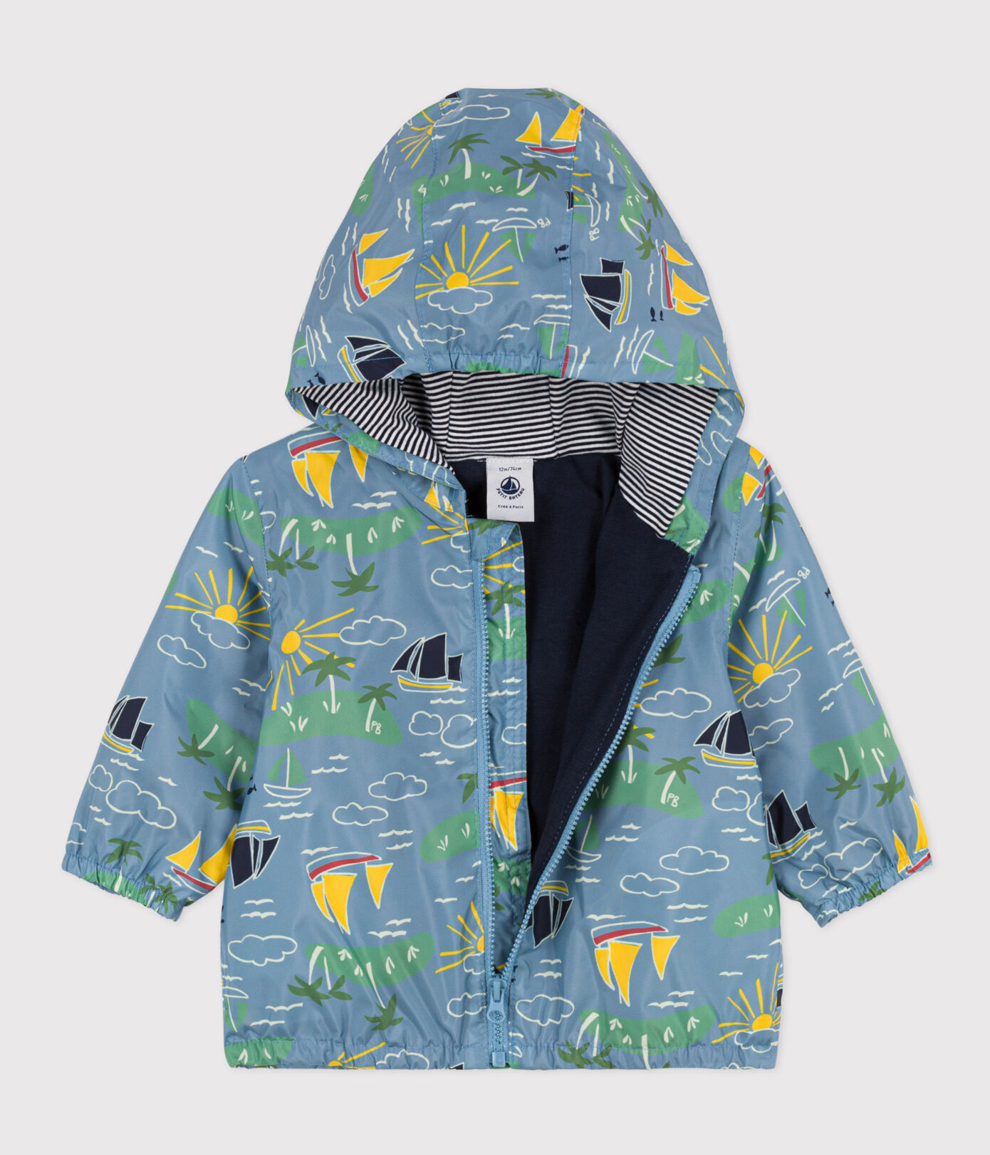 Coupe-vent bébé en polyester recyclé bébé