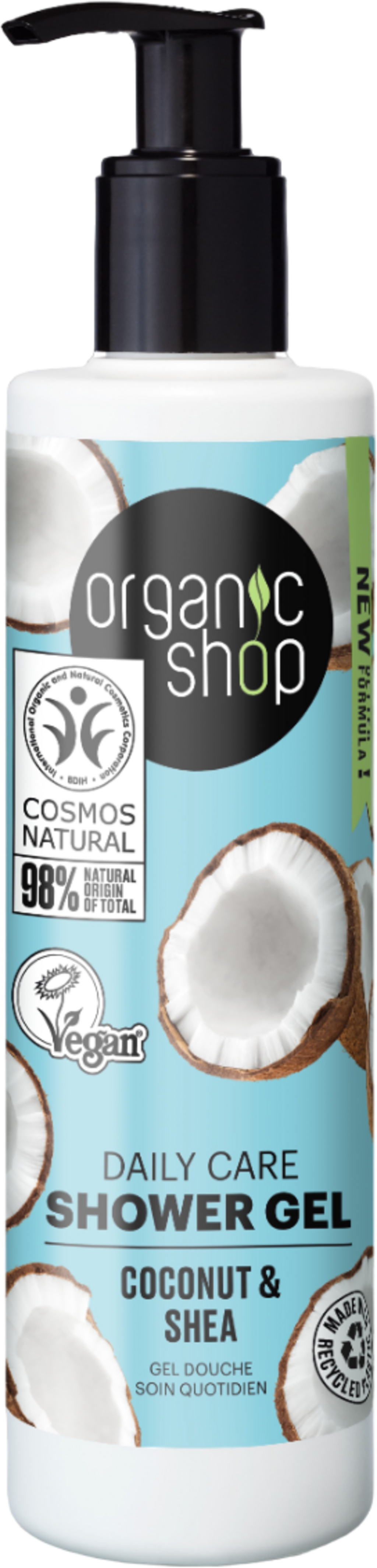 Organic Shop  Daily Care Shower Gel Coconut & Shea, 280 ml