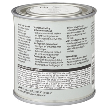 Karwei binnenlak hoogglans lucht blauw 250 ml