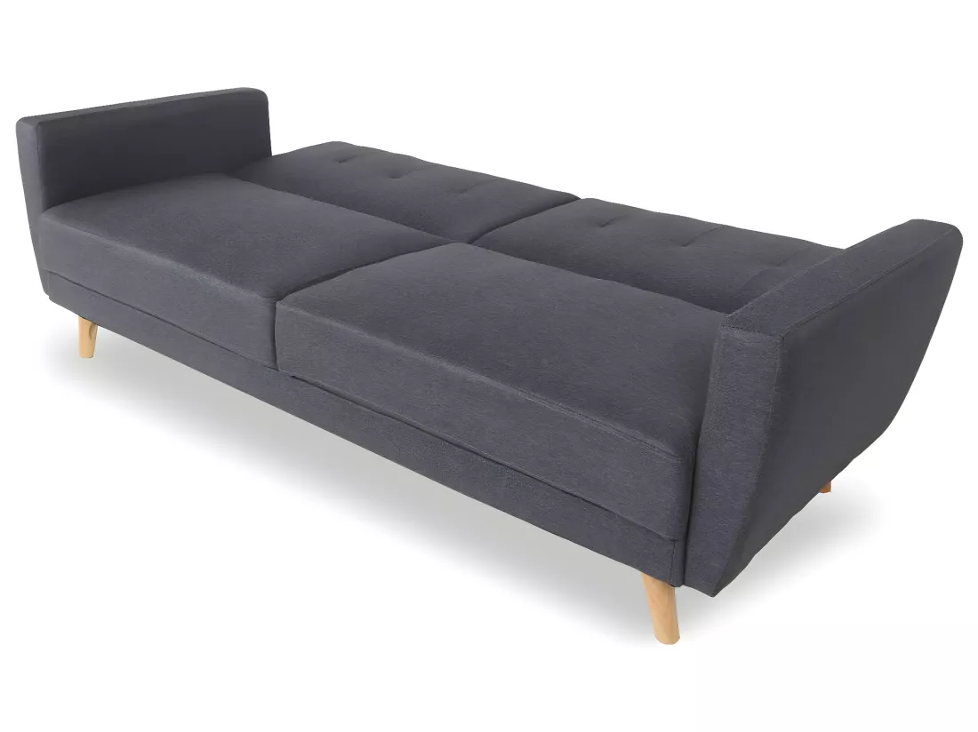 Canapé convertible Rafael Tissu Gris foncé