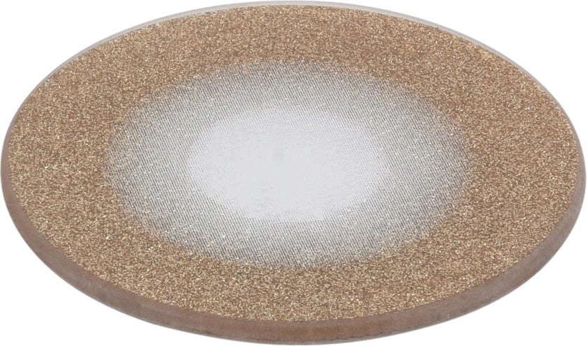 Onderzetter goud glitter 15 x 15 cm