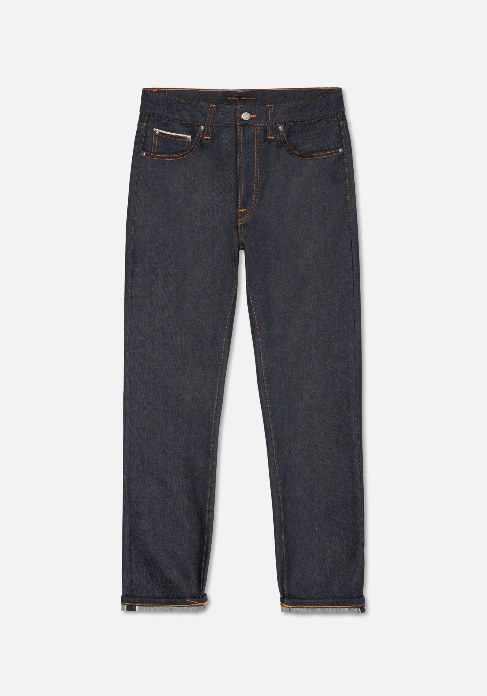 Nudie Jeans Jeans Solid Ollie Dry Japan Selvage