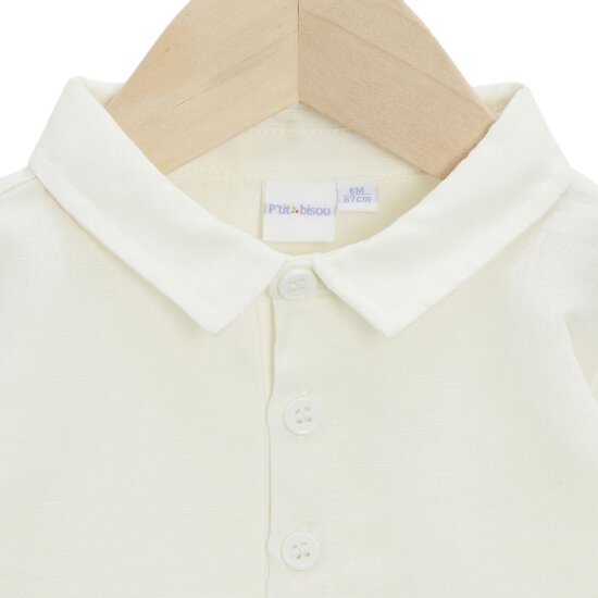 Chemise Liberty and Sea Life   Blanc        de               P'tit Bisou Petit Prix
