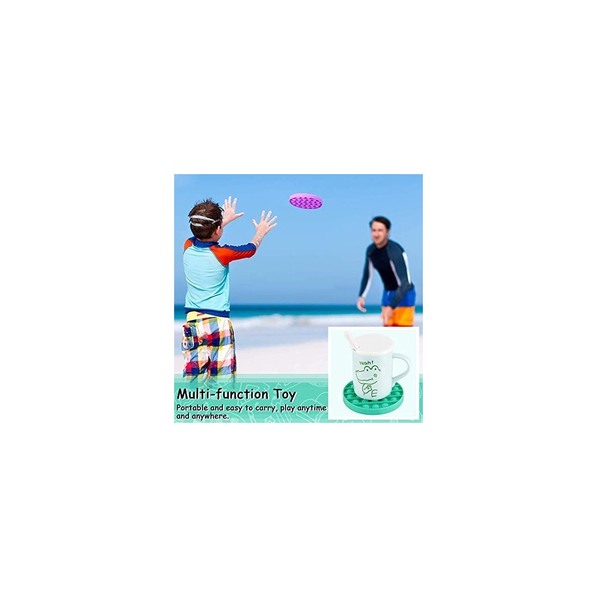 Pop it Fidget Toy rund Lilla