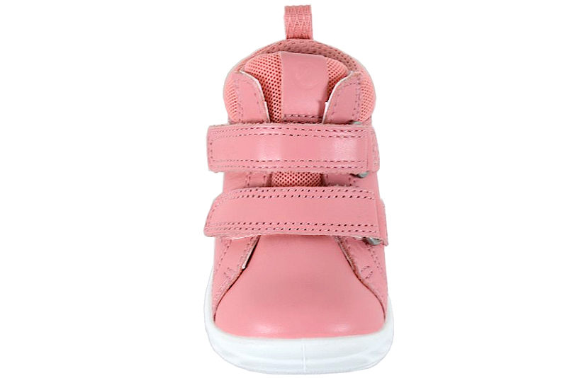 ECCO PS. 1 LITE INFANT BABYSKO I STØVET ROSA GLAT SKIND