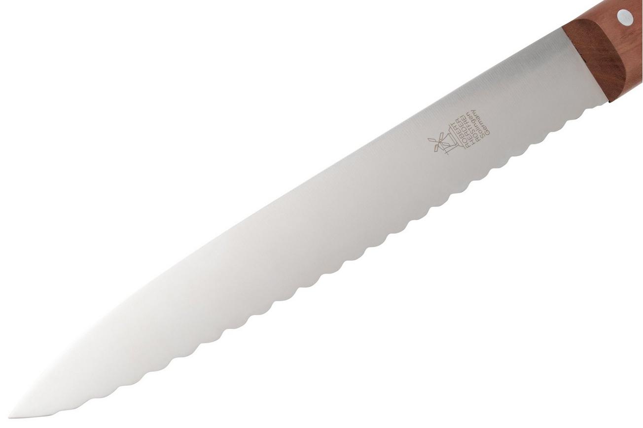 Robert Herder 1602100004 brood en vleesmes 25 cm, pruimenhout