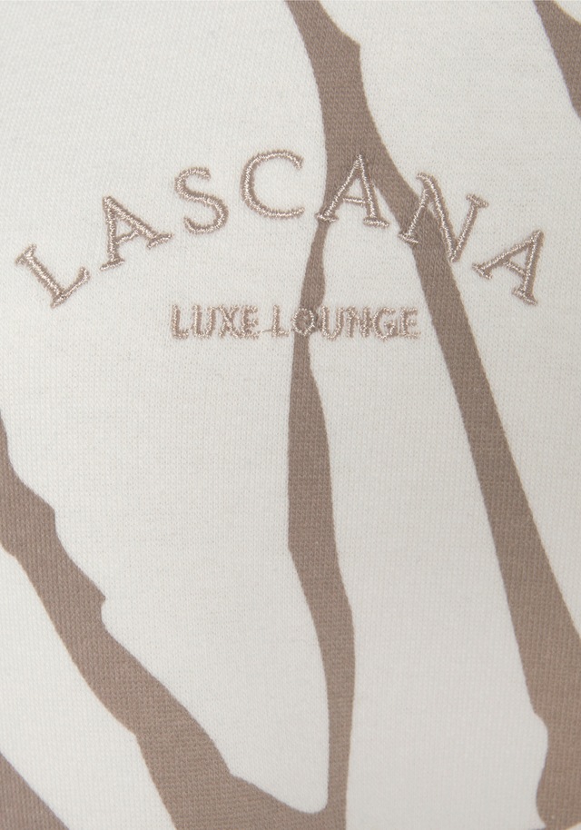 LASCANA Kapuzensweatshirt , mit Zebramuster, Loungewear