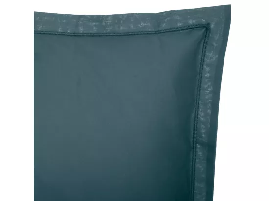 Taie d'oreiller en Coton Bleu Orage 50 x 70 cm