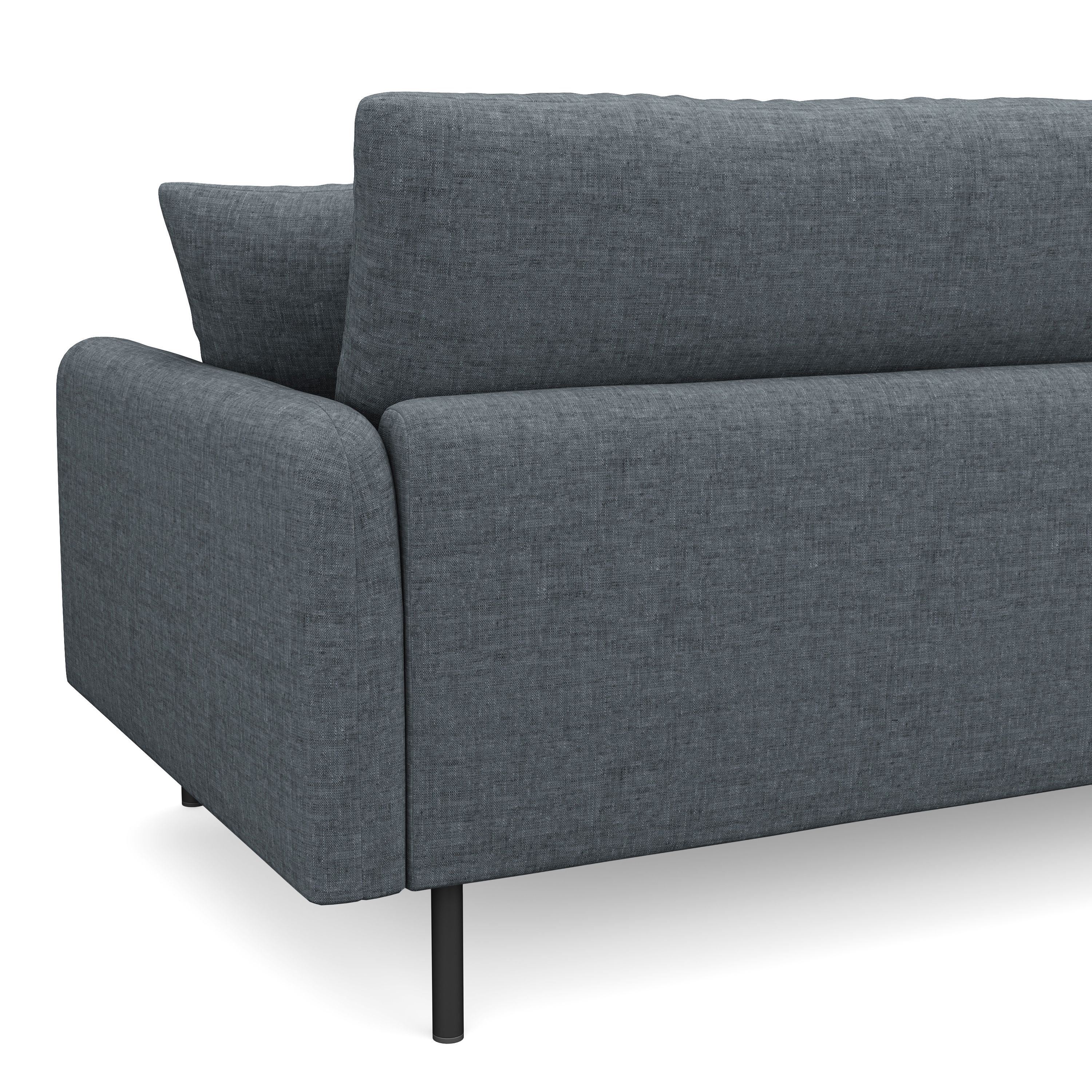 Ecksofa LEAH links anthrazit
