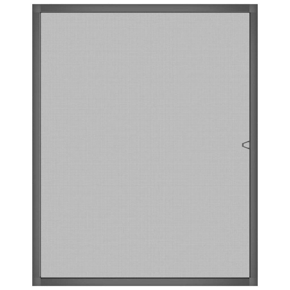 Moustiquaire pour fenêtres anthracite 100x120 cm