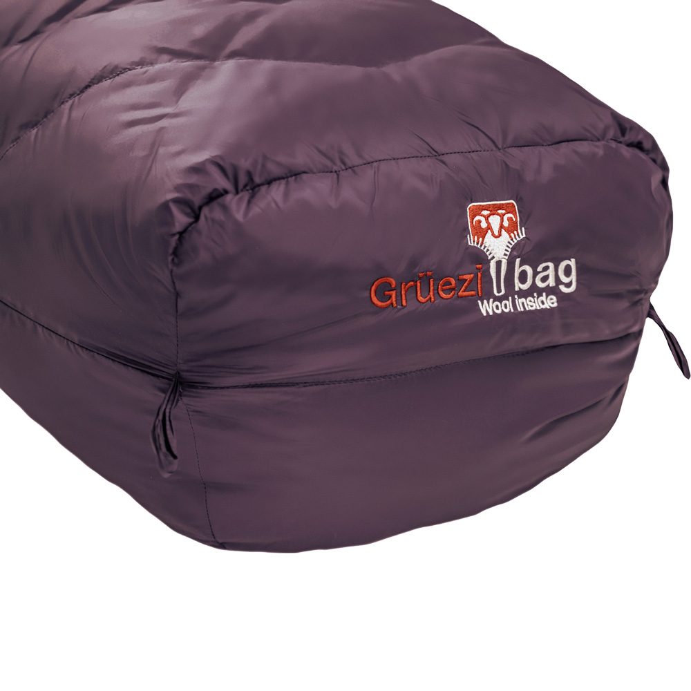 Grüezi Bag Biopod DownWool Subzero 175 Schlafsack berry