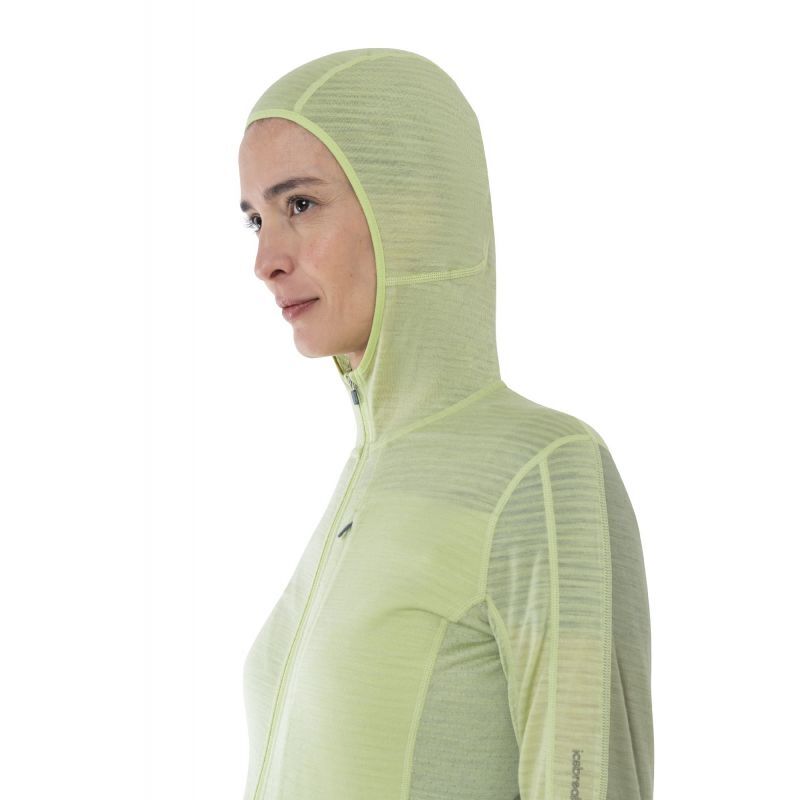 Merino 200 RealFleece Descender LS Zip Hoodie - Polaire en laine mérinos femme