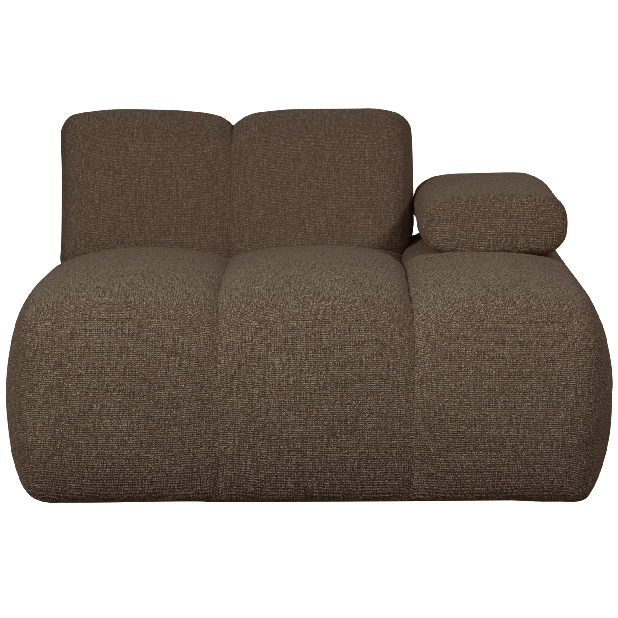 Chaise Longue Mojo Element Mojo Chaise Longue Element Rechts - Bouclé - Bruin Melange