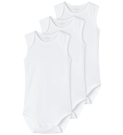 Name It Body ohne Ärmel - Noos - NbnBody - 3er-Pack - Bright Whi