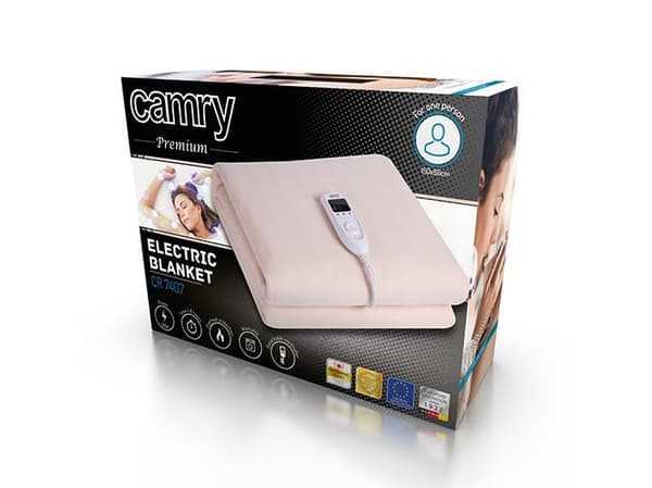 Camry CR 7422 Elektrisk teppe med timer 100x160cm