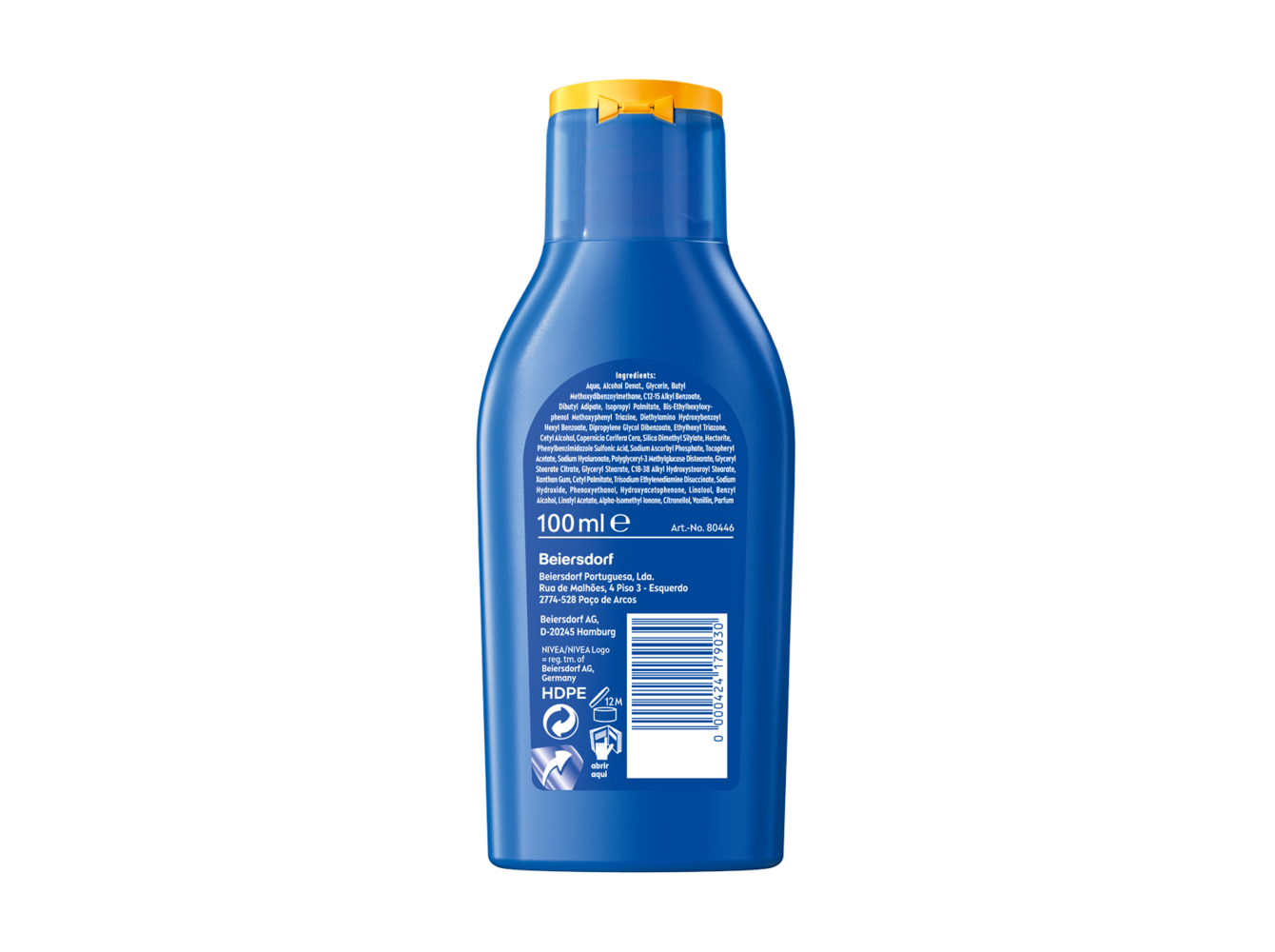 LOÇÃO NIVEA SUN PROTECT & MOISTURE FP50  100ML