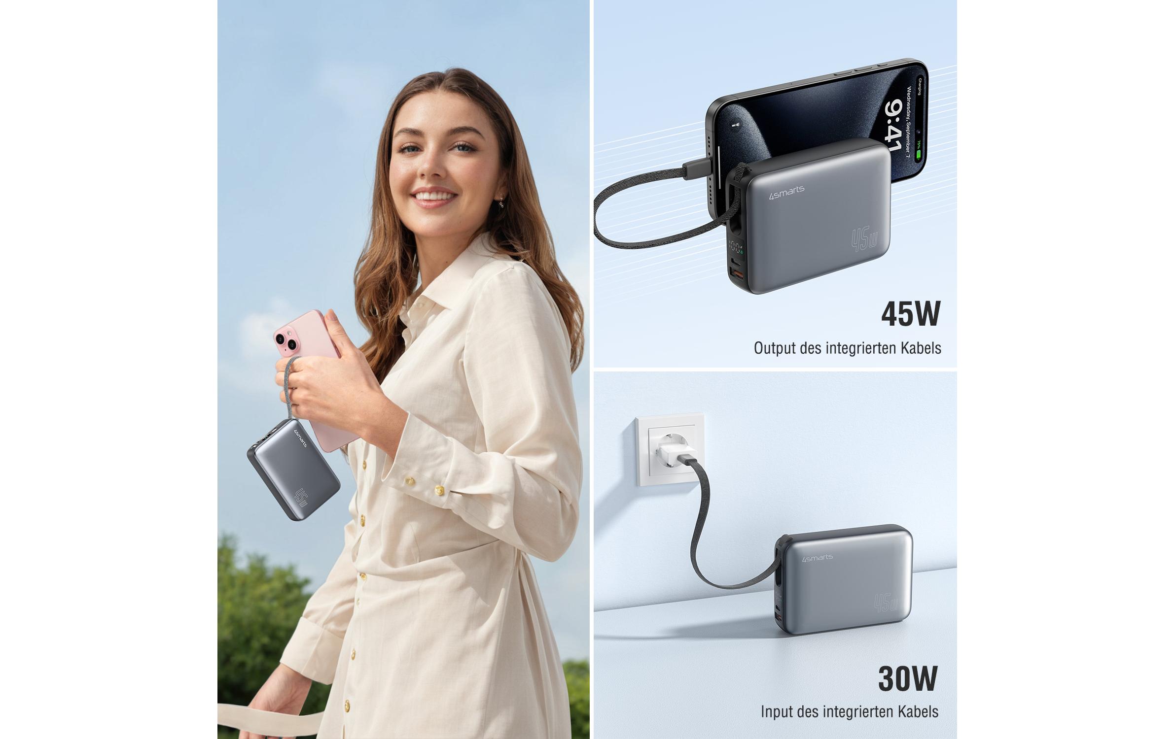 Powerbank Enterprise Compact 20000 mAh, spacegrauPowerbank Enterprise Compact 20000 mAh 45 W, spacegrau
