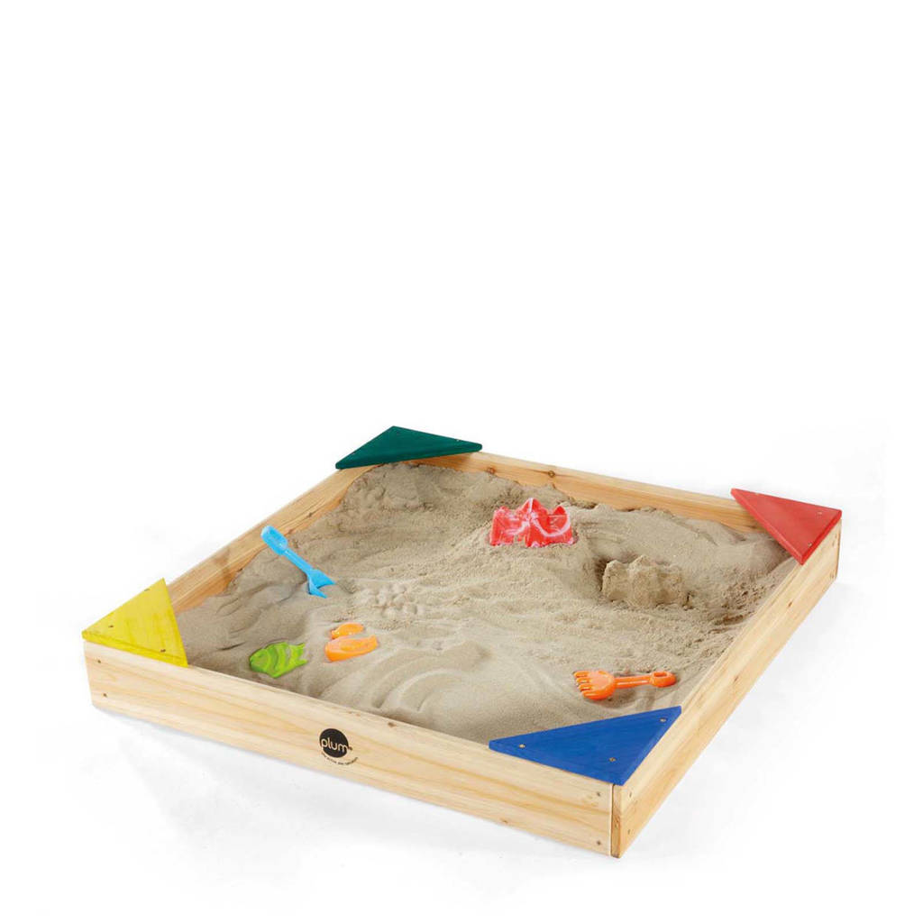 Junior Houten zandbak 90x90x12cm