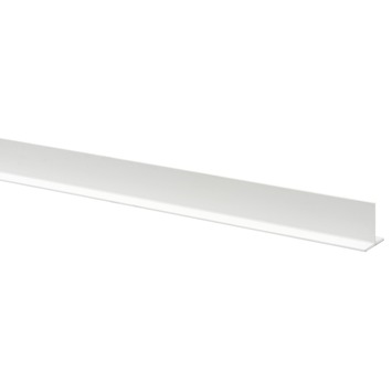 T-profiel kunststof wit 18x18 mm 260 cm