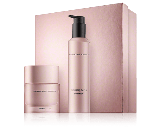 Porsche Design Woman Satin Set mit Body Milk 50ml-200ml