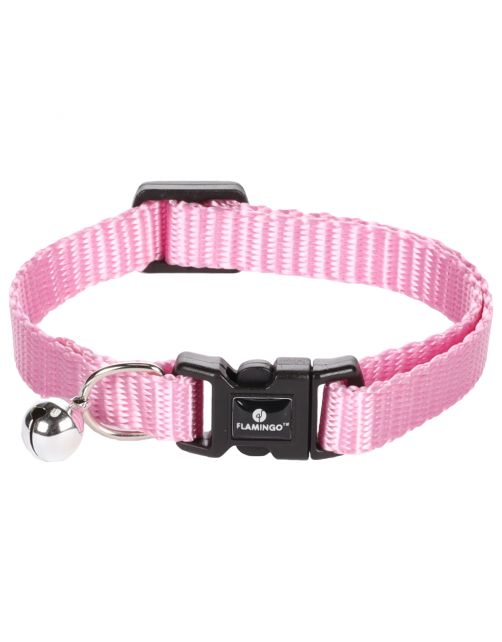 Flamingo Kattenhalsband Bel Ziggi - Kattenhalsband - 20-35 cm Roos