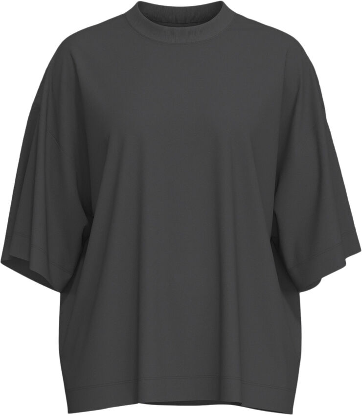 Selected Femme SLFCOLWOMAN 2/4 OVERSIZED TEE Volcanic ash