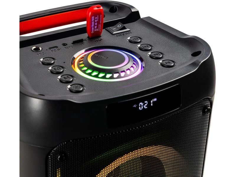 Fenton Bluetooth Speaker Core80 Schwarz Tragbarer Bluetooth-Party-Lautsprecher