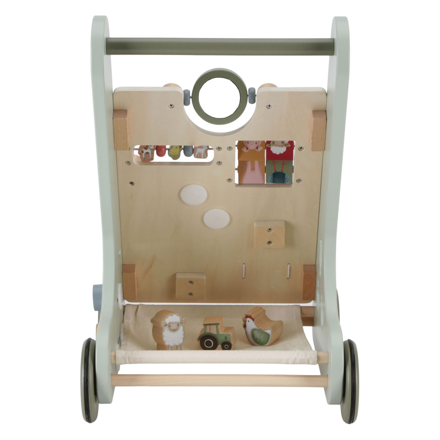 Little Dutch Houten Activiteiten Loopwagen Little Farm FSC
