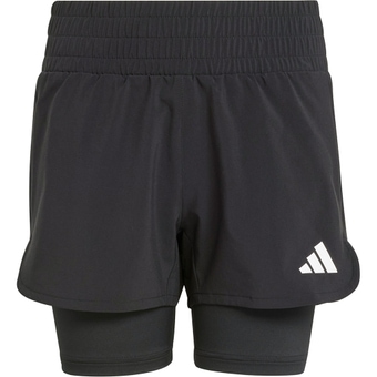 Adidas Pacer 2in1  Shorts Black / White Kinder