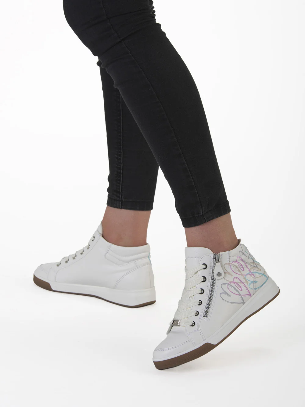 Hightop Sneaker Rom weiß
