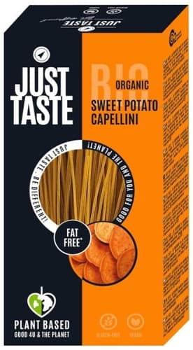 Just Taste Bio Süsskartoffel Glas Spaghetti glutenfrei