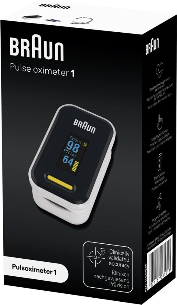 BRAUN Pulsoximeter 1 YK-81CEU Karton 1 Stk