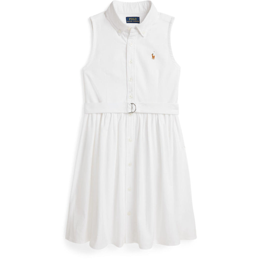 Køb Polo Ralph Lauren Bsr White Girl Day Kjole